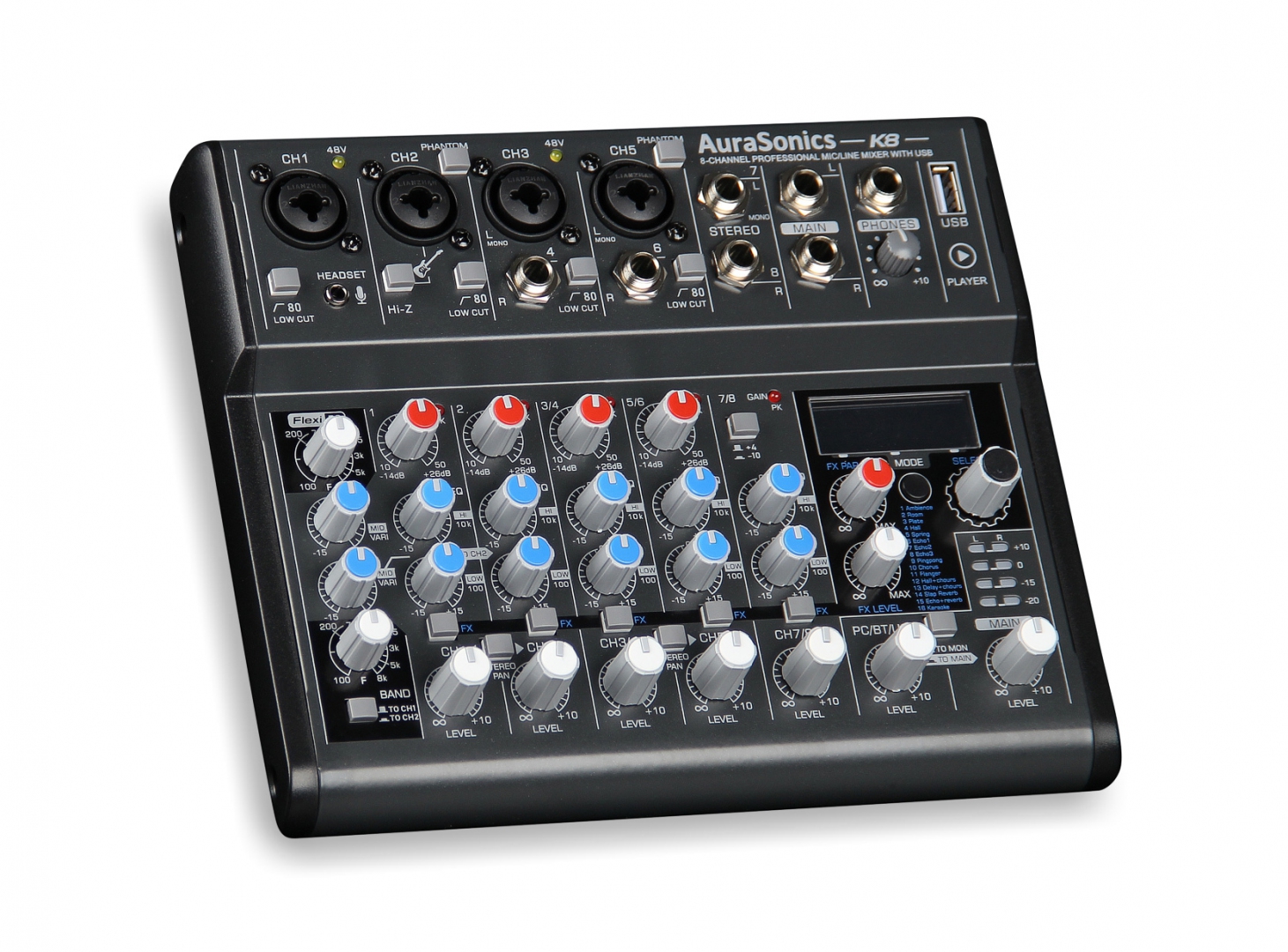 AuraSonics K8 компактный микшерный пульт в Николаевске