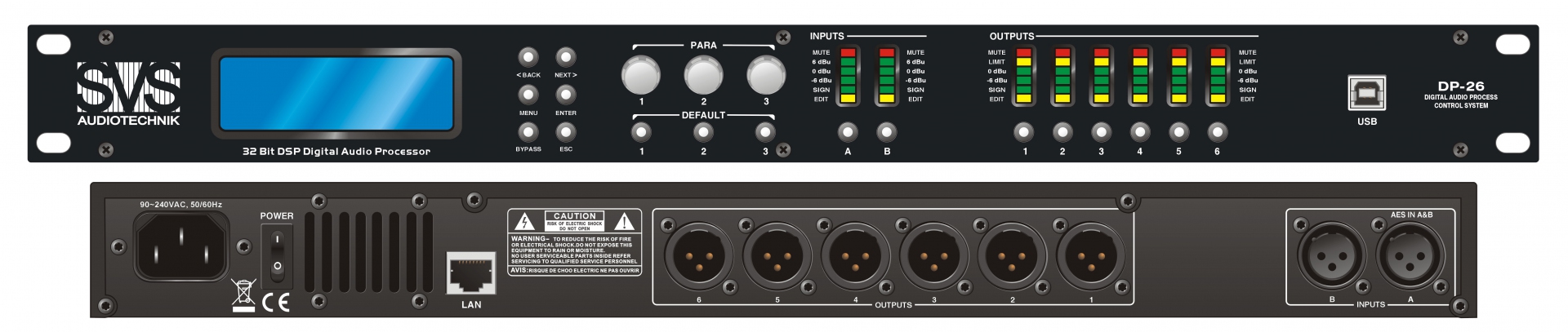 SVS Audiotechnik DP-26 Цифровой процессор: 2 входа 6 выходов в Николаевске