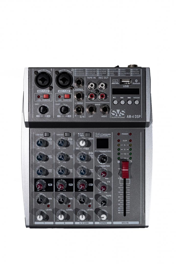 SVS Audiotechnik mixers AM-4 DSP Аналоговый микшерный пульт, 4-канала в Николаевске