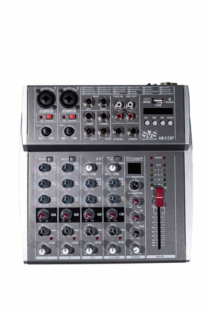 SVS Audiotechnik mixers AM-6 DSP Микшерный пульт аналоговый, 6-канальный SVS Audiotechnik mixers в Николаевске